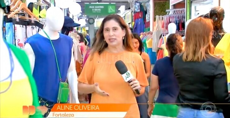 CENTRO FASHION FOI DESTAQUE NO BOM DIA BRASIL, DA REDE GLOBO