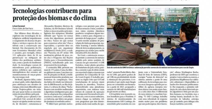 GNR FORTALEZA É DESTAQUE NO JORNAL O VALOR ECONÔMICO